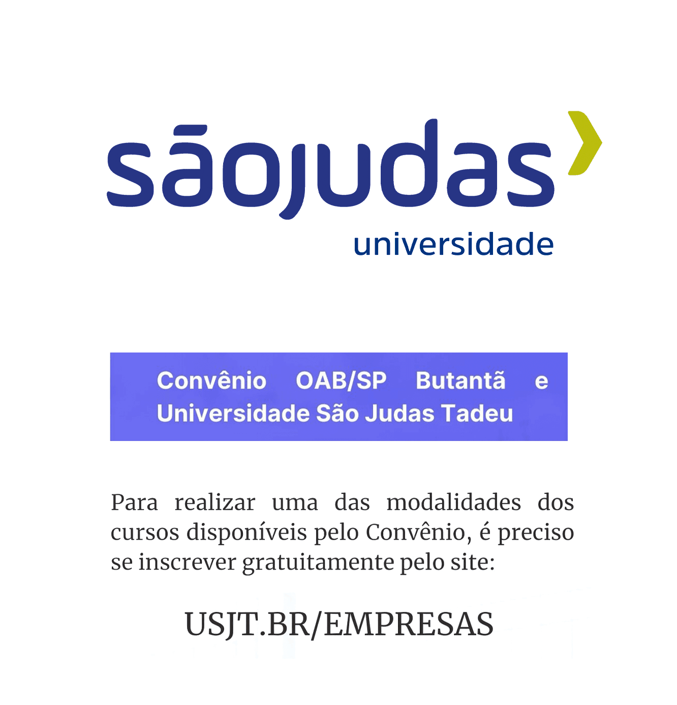 Convênio Universidade São Judas