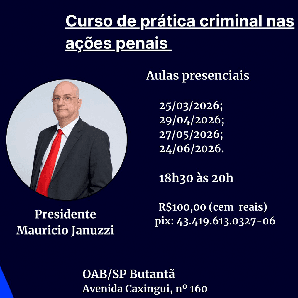 Curso de Prática Criminal nas Ações Penais - Módulo II